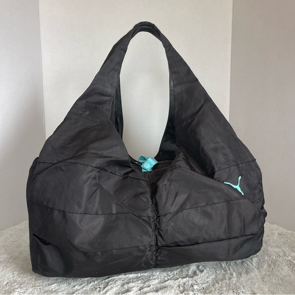 Puma Handbags - Puma Black Tote with Blue Logo